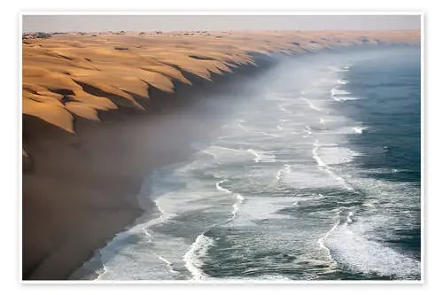 Namib desert meet Atlantic Ocean, Namibia de Roberto Sysa Moiola
