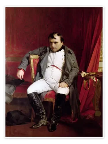 Napoleon I at Fontainebleau on 31st March 1814 de Hippolyte Delaroche Bridgeman Images