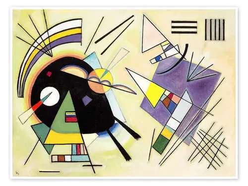 Negro y violeta de Wassily Kandinsky Master Collection