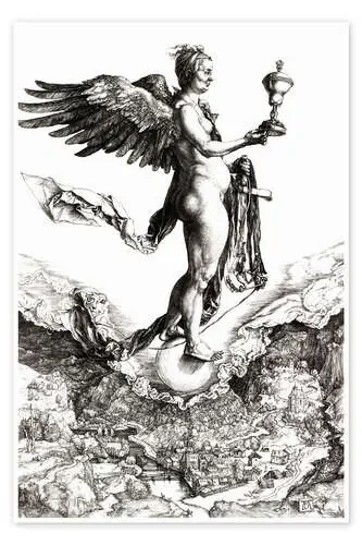Nemesis (The Great Happiness) de Albrecht Dürer Master Collection