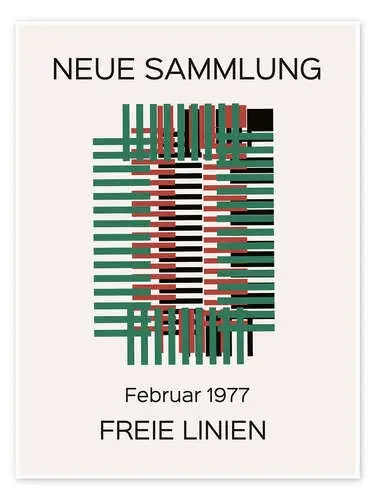 Neue Sammlung, Freie Linien 1x