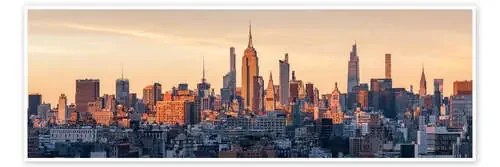 New York City Skyline Panorama at Sunset de Jan Christopher Becke