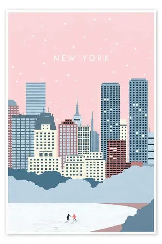 New York in winter de Katinka Reinke