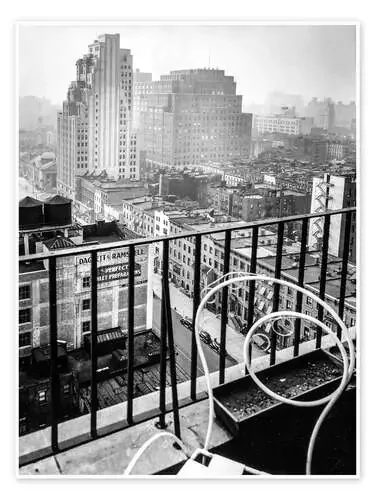 New York View from penthouse, 56 Seventh Avenue, Manhattan de Christian Müringer
