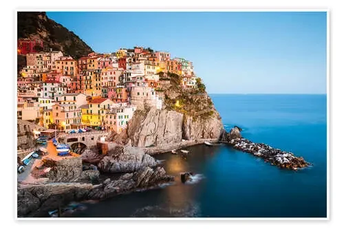 Night in Manarola, Cinque Terre, Italy de Matteo Colombo
