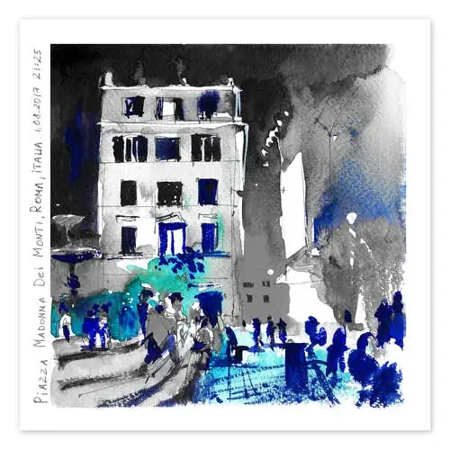 Night Life, Rome, Italy de Anastasia Mamoshina
