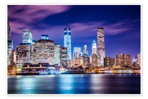Night panorama of Manhattan in New York Editors Choice