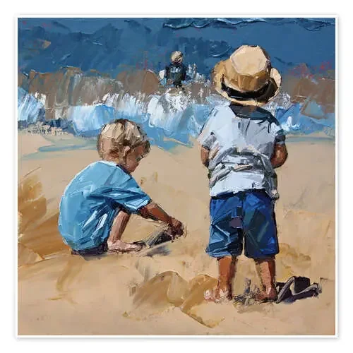 Niños en la arena de Claire McCall