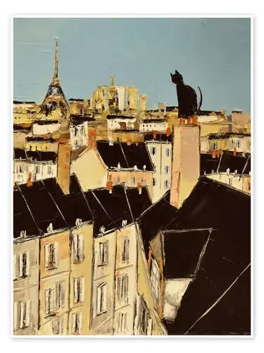 No scared of heights in Paris de JIEL