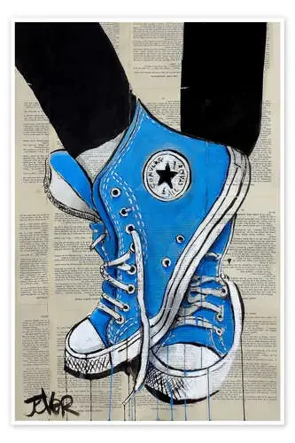 No sin mis zapatos azules de Loui Jover