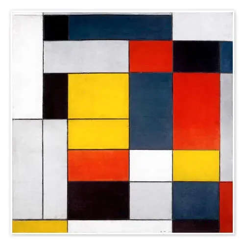 No. VI / Composition No. II de Piet Mondrian Master Collection