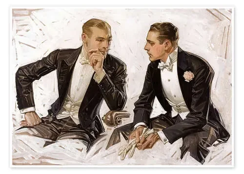 Nobles caballeros en esmoquin de Joseph Christian Leyendecker Master Collection