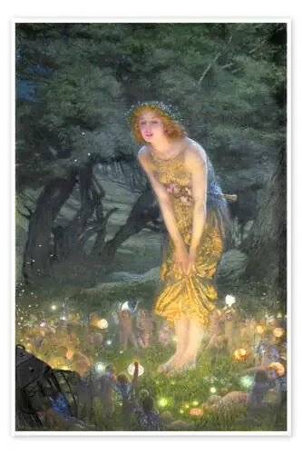 Noche de verano de Edward Robert Hughes Master Collection