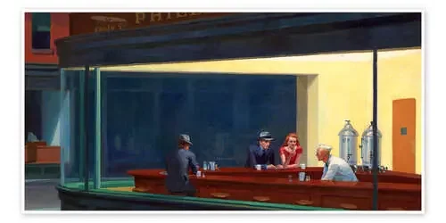 Noctámbulos (detalle) I de Edward Hopper Master Collection