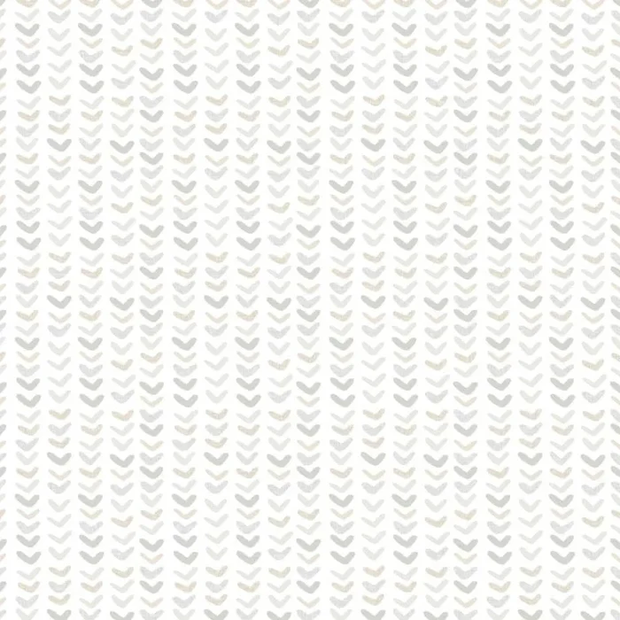 Noordwand Papel pintado Mondo baby Small Harts blanco y gris