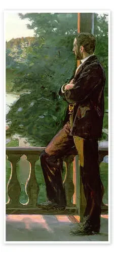 Nordic Summer Evening (detail) II de Richard Bergh Bridgeman Images
