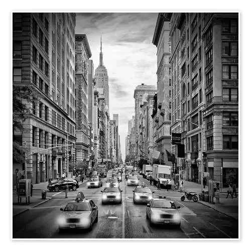 NYC 5th Avenue Traffic II de Melanie Viola