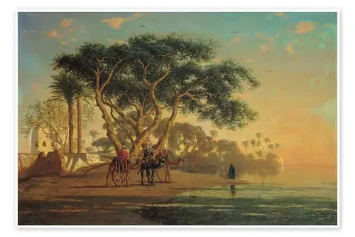 Oasis arabes de Narcisse Berchere Bridgeman Images