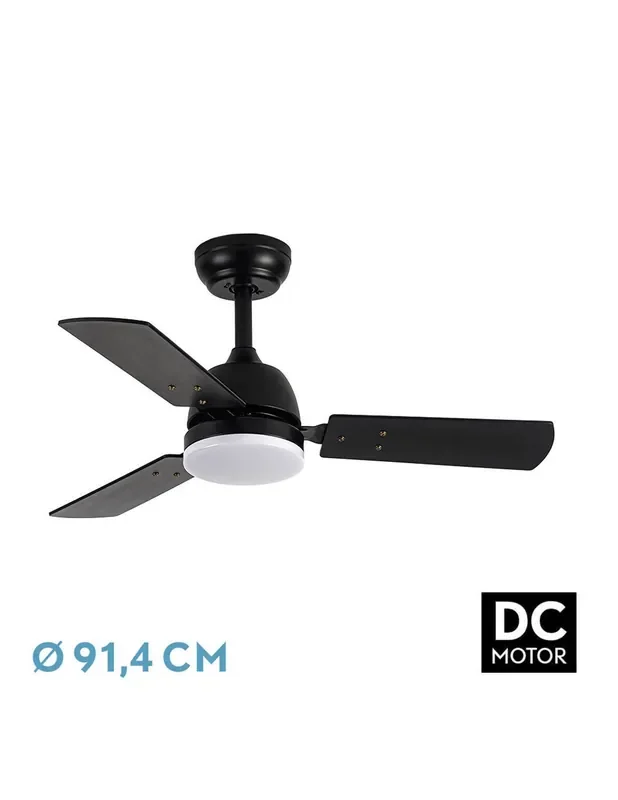 Oferta Ventilador Pórtico Negro Motor DC
