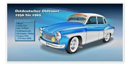 Oldtimer Wartburg 311, GDR nostalgia de Kalle60