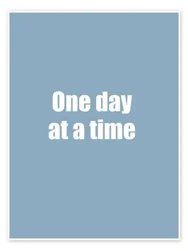 One day at a time de Typobox Editors Choice