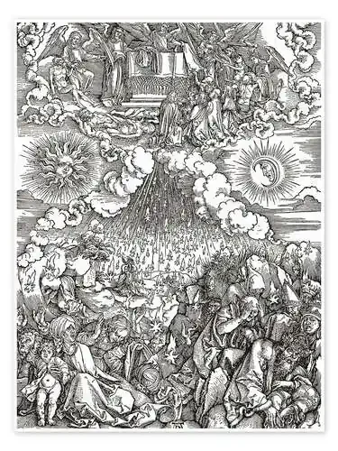 Opening of the sixth seal de Albrecht Dürer Master Collection
