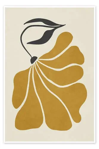 Organic Yellow Flower II de Olga Telnova