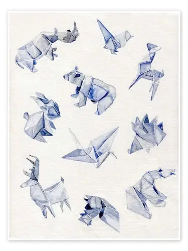 Origami animals de Jennifer McLennan
