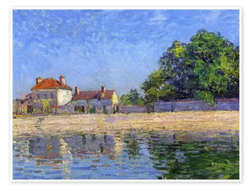 Orilla del Loing, Saint-Mammès de Alfred Sisley ARTOTHEK
