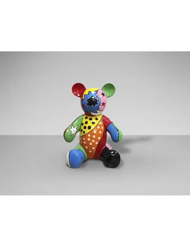 Osito Peluche Figura Deco Colores Schuller