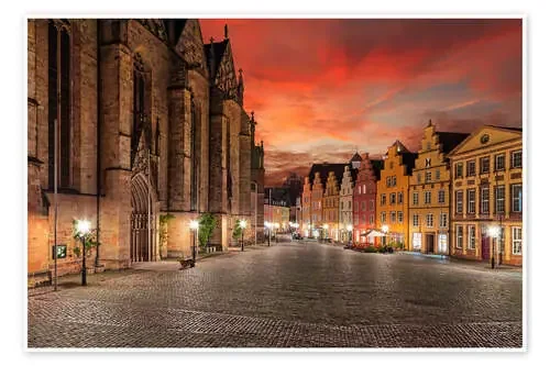 Osnabrück, Marktplatz evening de pixelliebe