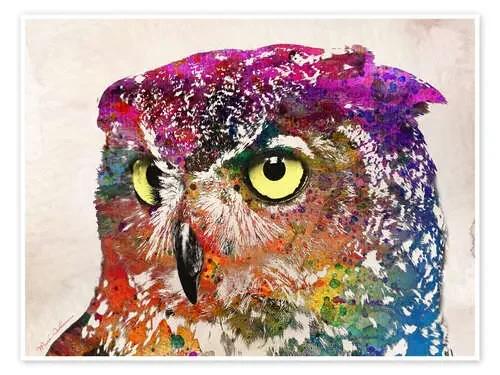 owl drowing de Mark Ashkenazi