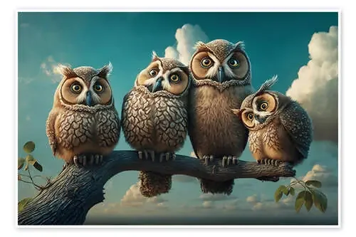 Owl Quartet de Michael artefacti
