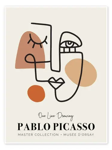 Pablo Picasso One Line Drawing II