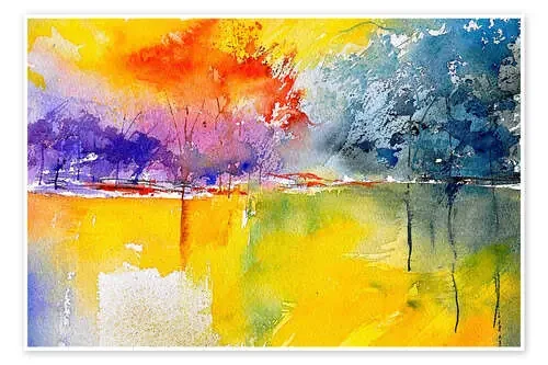 Paisaje abstracto de Pol Ledent