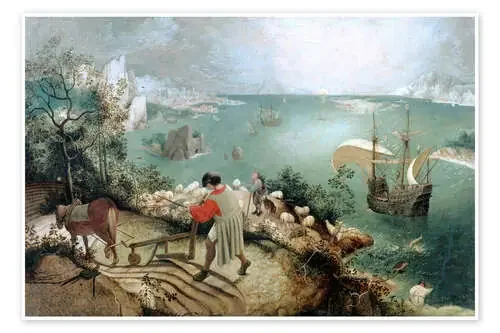 Paisaje con la caída de Ícaro de Pieter Brueghel d.Ä. Master Collection