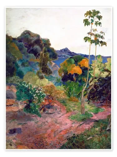 Paisaje de Martinica de Paul Gauguin Master Collection