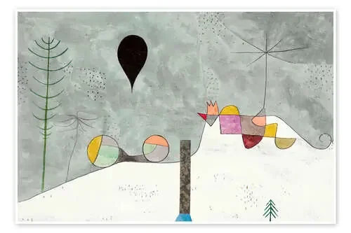 Paisaje de nieve de Paul Klee Bridgeman Images