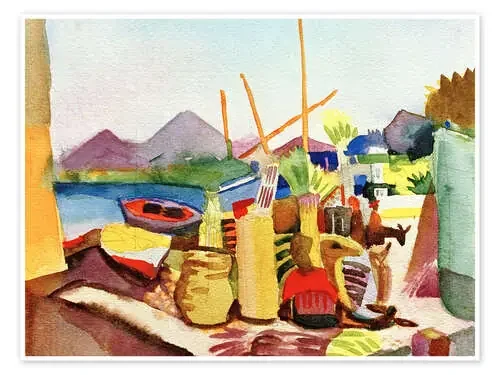 Paisaje en Hammamet de August Macke akg-images