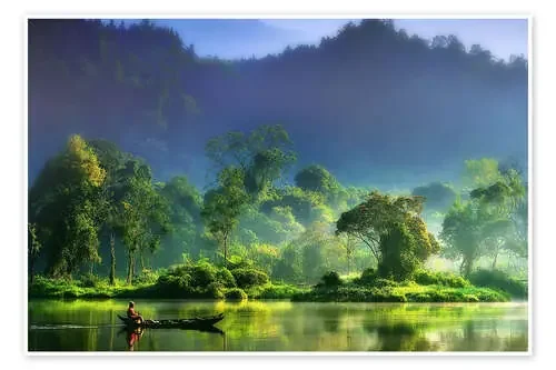Paisaje fluvial en Indonesia de hardibudi 1x