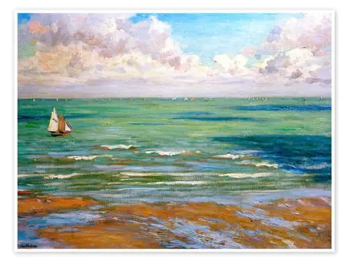 Paisaje marino, regatas de Gustave Caillebotte akg-images
