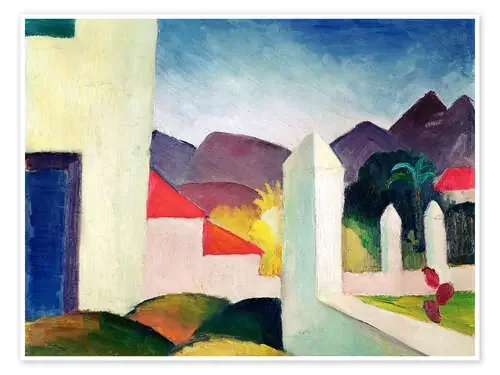 Paisaje tunecino de August Macke akg-images