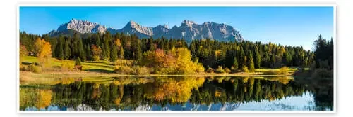 Panorama del lago mountain de Moqui, Daniela Beyer