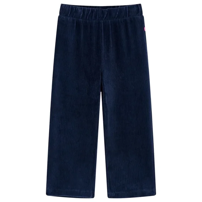 Pantalón infantil pana azul marino 104 (2)