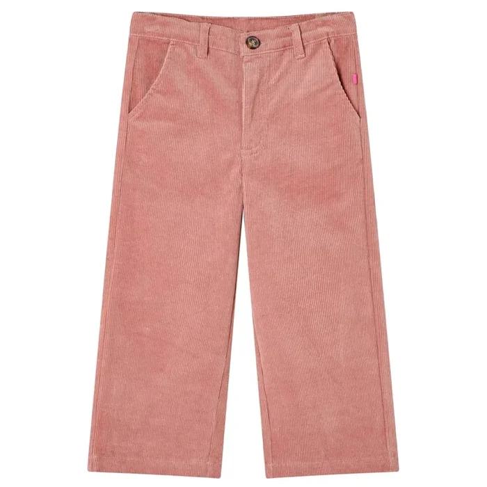 Pantalón infantil pana rosa envejecido 128