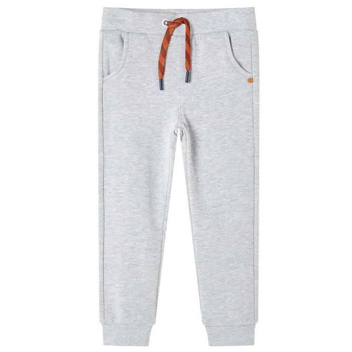 Pantalones de chándal infantiles gris mélange 116 (2)
