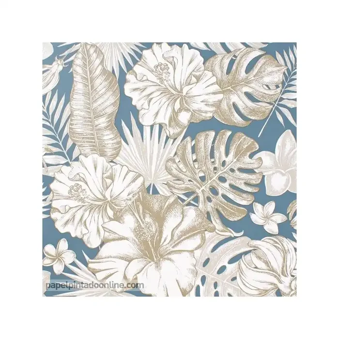 Papel pintado HOJAS TROPICALES 017