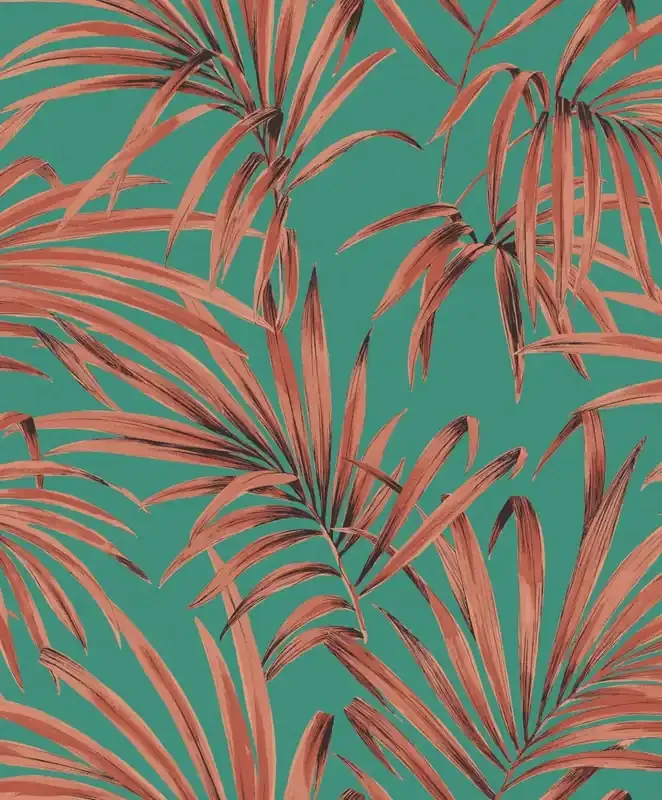 papel pintado hojas verde de Masureel – 631970
