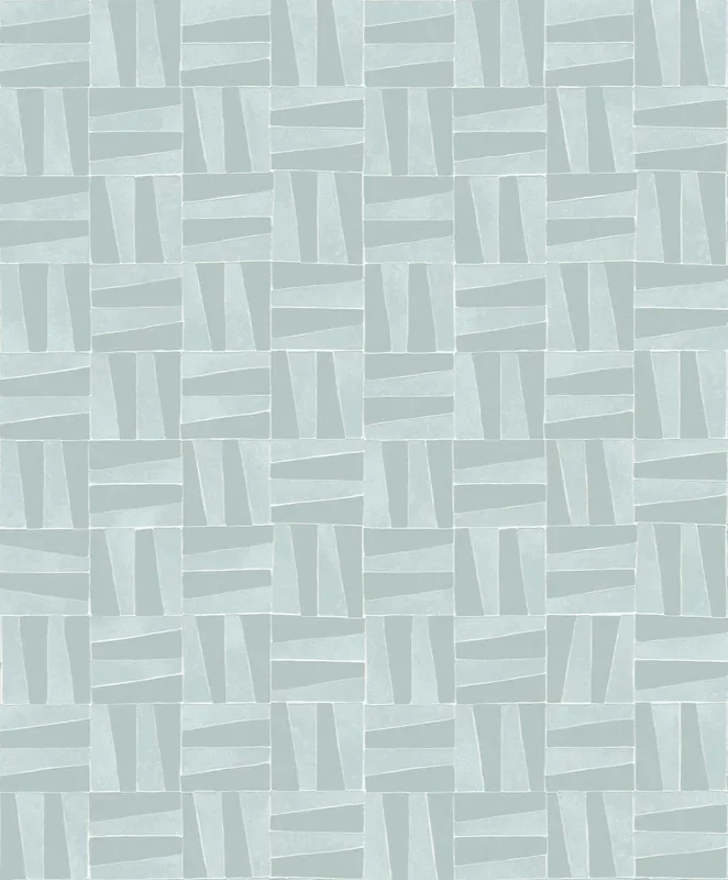 papel pintado motivo de azulejos azul de Masureel – 631068