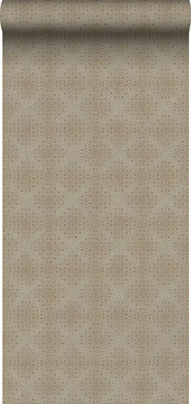 papel pintado motivo de azulejos beige de Borastapeter – 660308